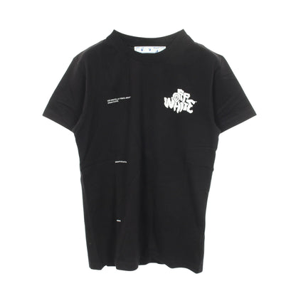 ロゴプリント 半袖Tシャツ コットン ブラック オフホワイト トップス OFF-WHITE