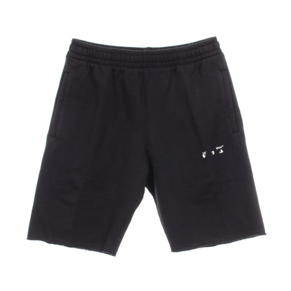 Sprayed Caravaggio スウェットパンツ コットン ブラック オフホワイト ボトムス OFF-WHITE