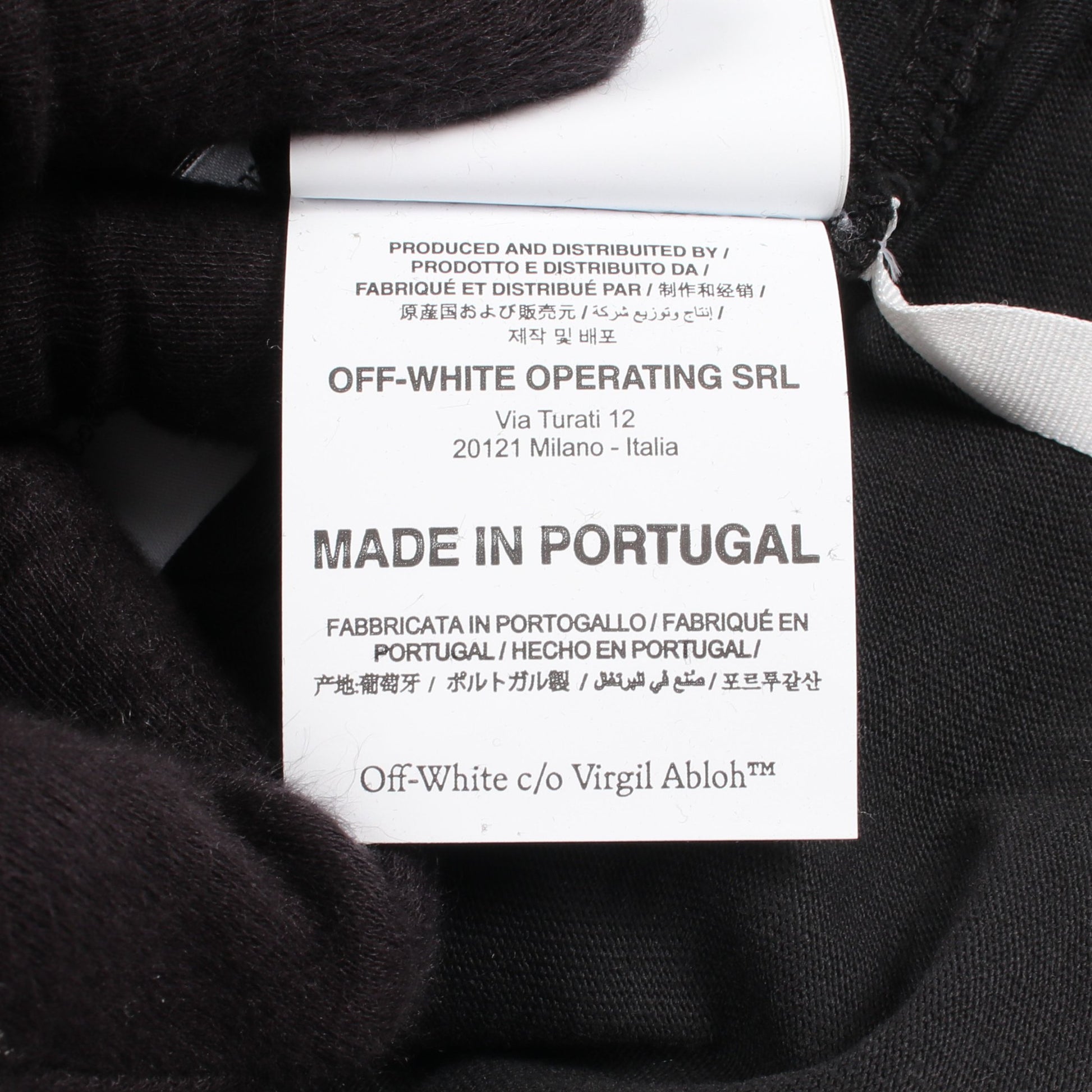 OFF-WHITE × MLB ユーズド加工 半袖Tシャツ コットン ダークグレー オフホワイト トップス OFF-WHITE