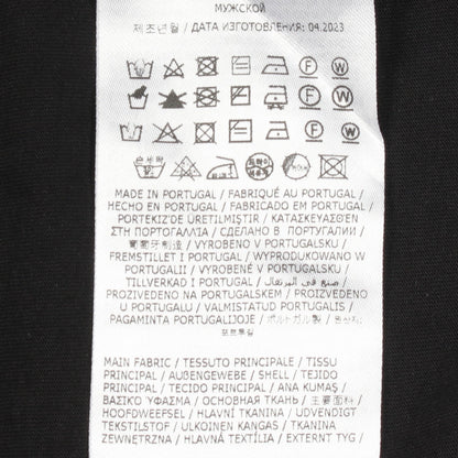 オーバーサイズ モックネック 半袖Tシャツ コットン ブラック ジルサンダー トップス JIL SANDER
