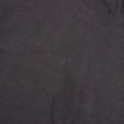モックネック 刺繍 半袖Tシャツ コットン ブラック ヘロンプレストン トップス HERON PRESTON