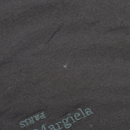 ロゴ刺繍 半袖Tシャツ コットン ブラック メゾンマルジェラ10 トップス Maison Margiela 10