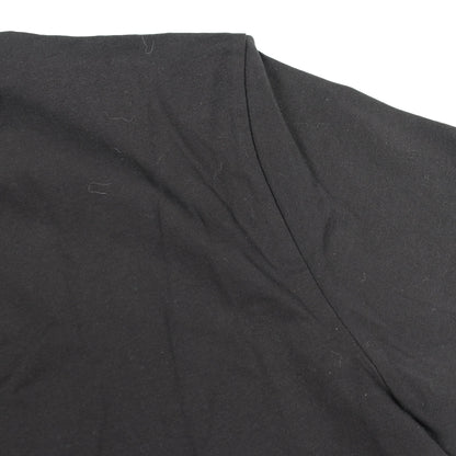 ロゴ刺繍 半袖Tシャツ コットン ブラック メゾンマルジェラ10 トップス Maison Margiela 10