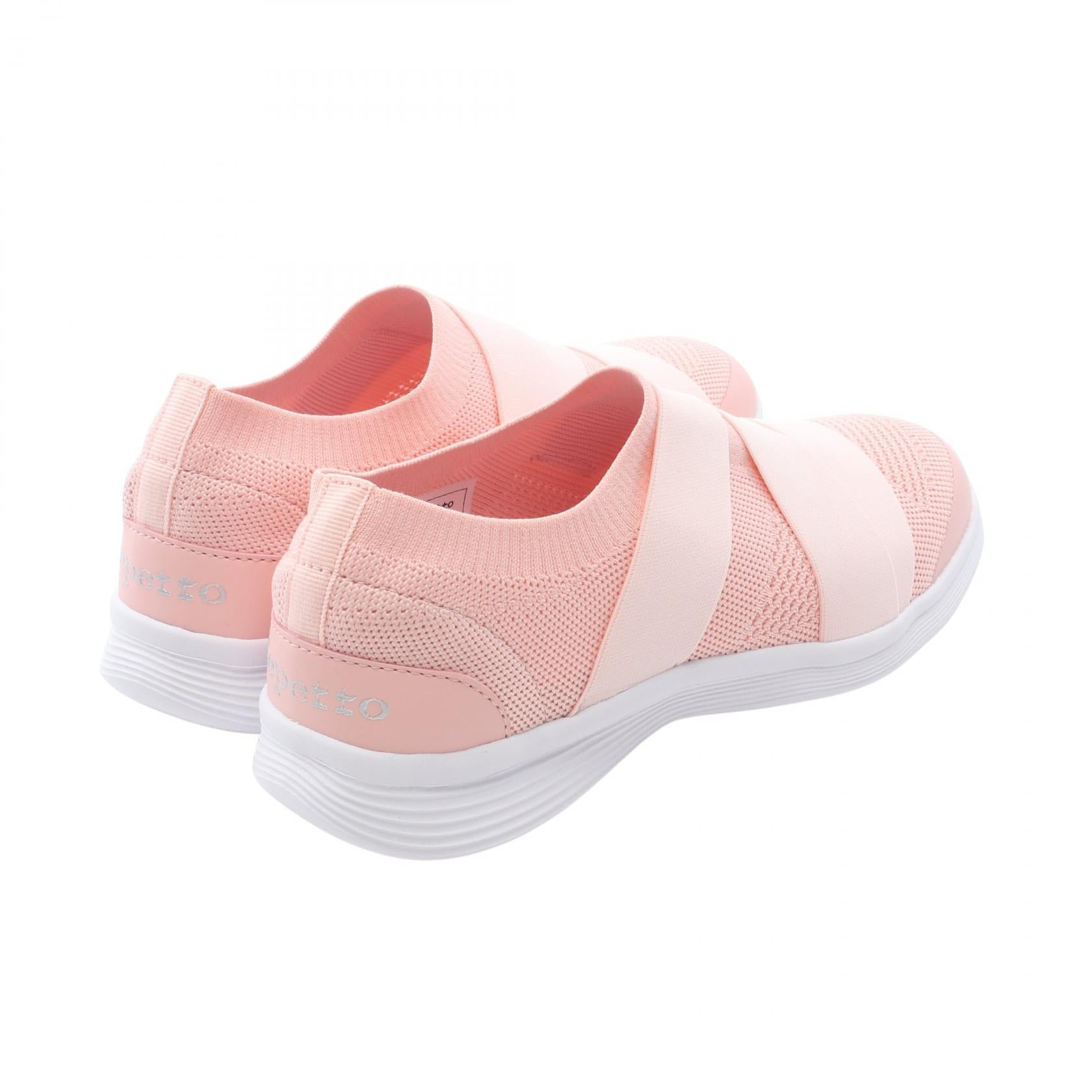 DANCE SNEAKERS RUBAN スリッポン スニーカー ファブリック ピンク レペット シューズ Repetto