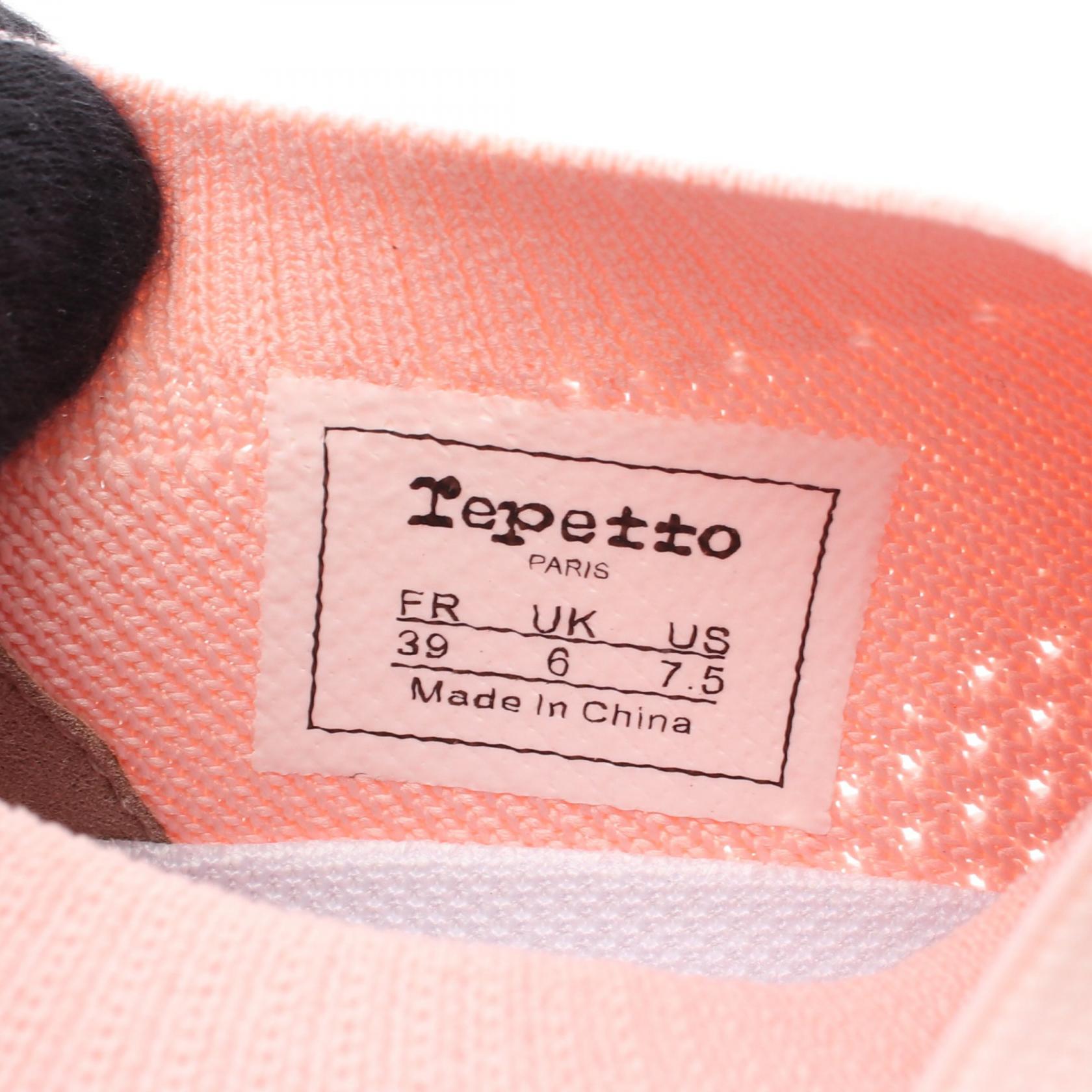 DANCE SNEAKERS RUBAN スリッポン スニーカー ファブリック ピンク レペット シューズ Repetto