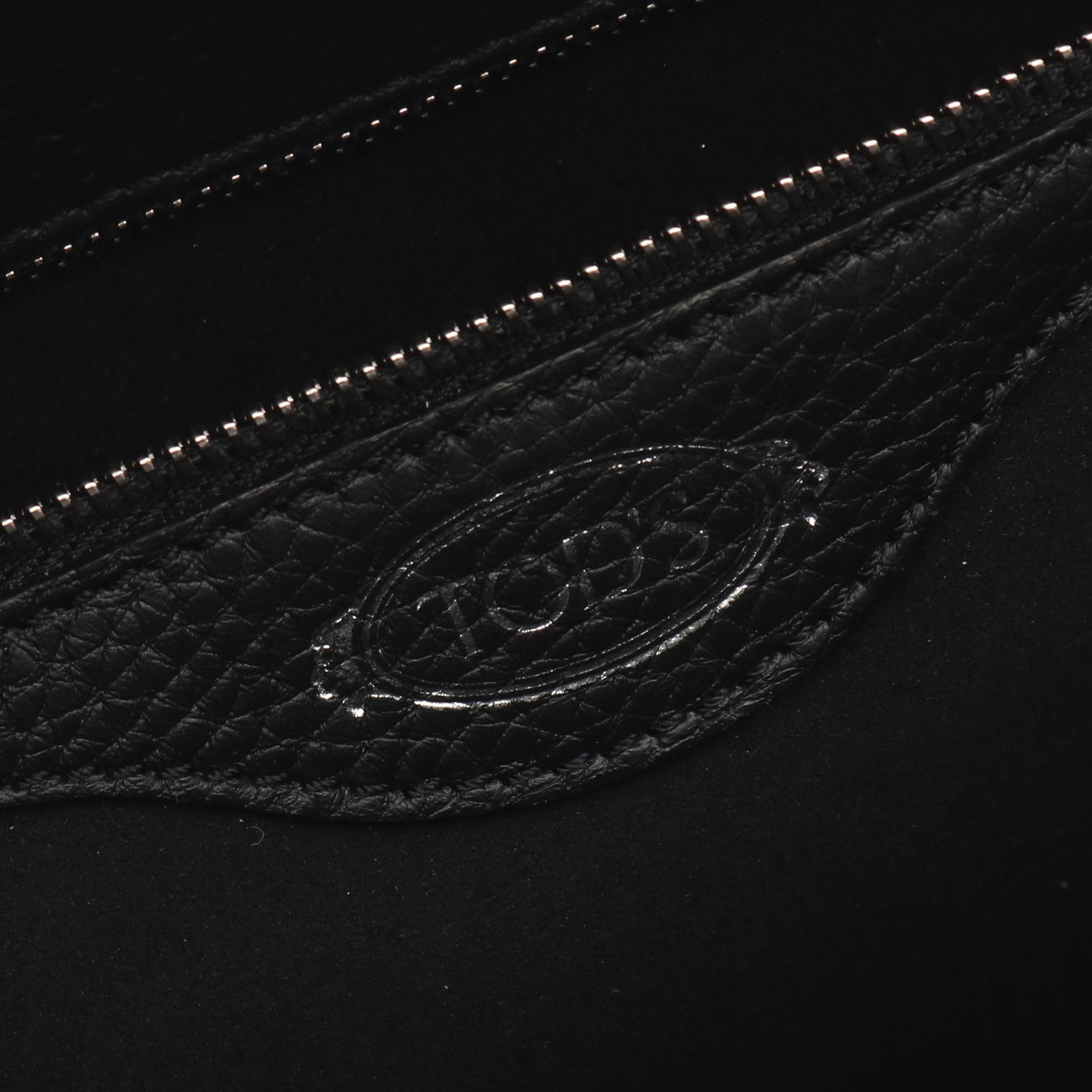 ANQ ショルダーバッグ トートバッグ レザー ブラック トッズ バッグ TOD'S