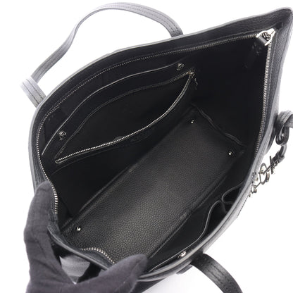 ANQ ショルダーバッグ トートバッグ レザー ブラック トッズ バッグ TOD'S