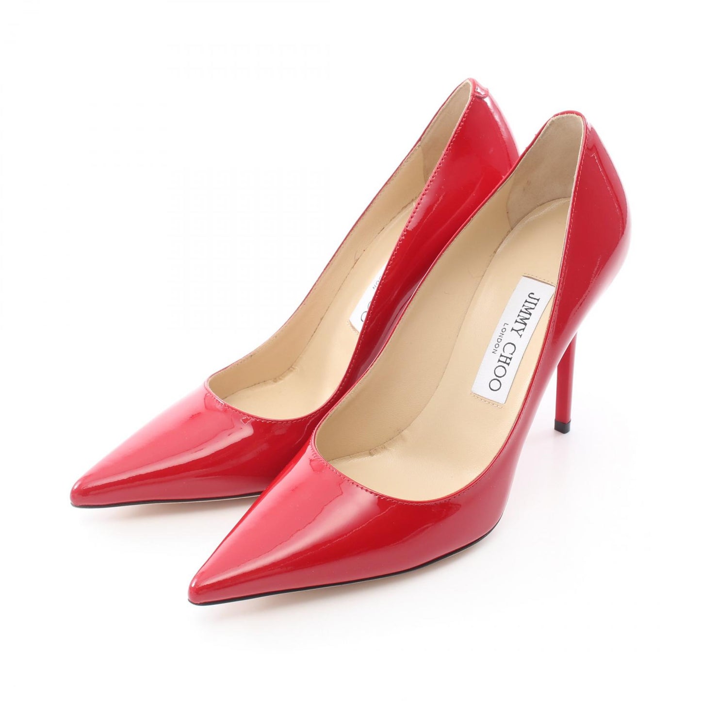ABEL アベル パンプス エナメルレザー レッド ジミーチュウ シューズ JIMMY CHOO