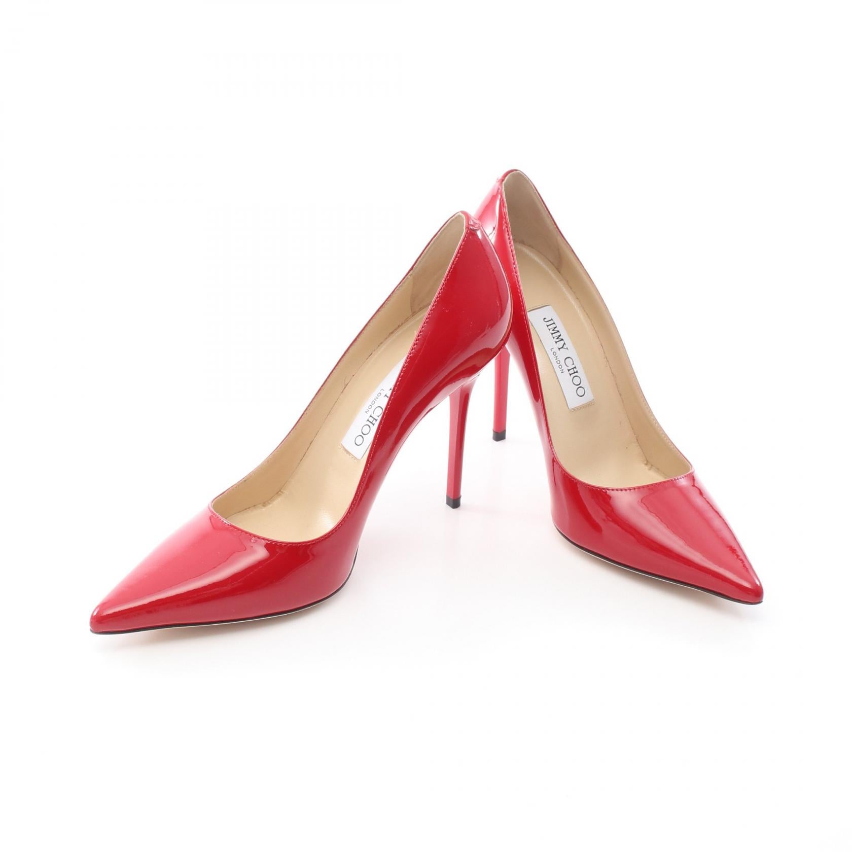 ABEL アベル パンプス エナメルレザー レッド ジミーチュウ シューズ JIMMY CHOO