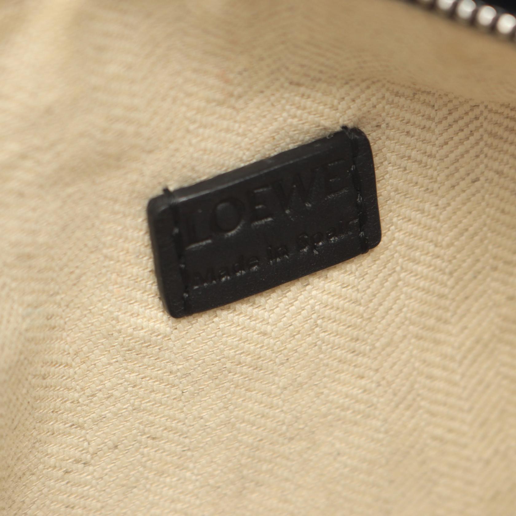 パズルバッグ ミニ 2WAY ハンドバッグ レザー ブラック ロエベ バッグ LOEWE