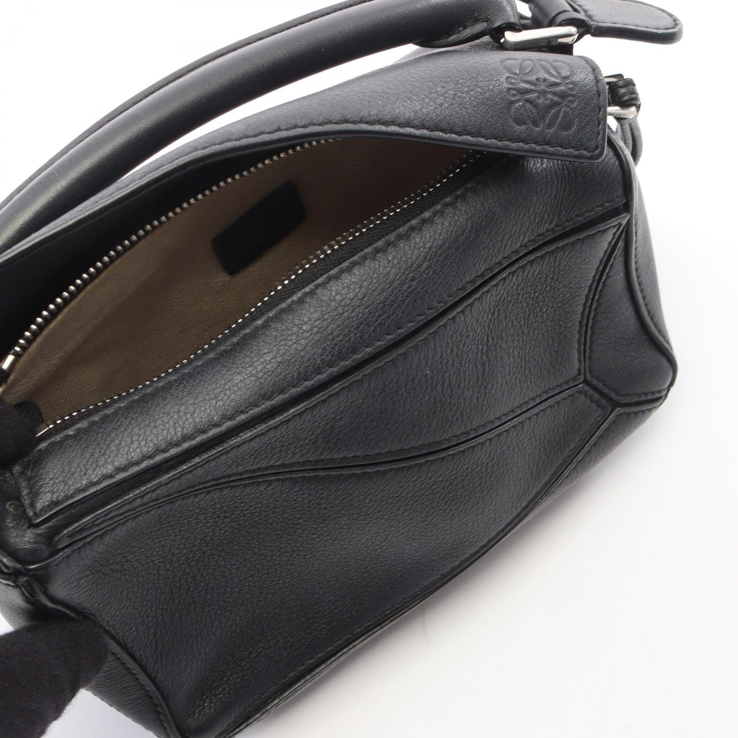 パズルバッグ ミニ 2WAY ハンドバッグ レザー ブラック ロエベ バッグ LOEWE