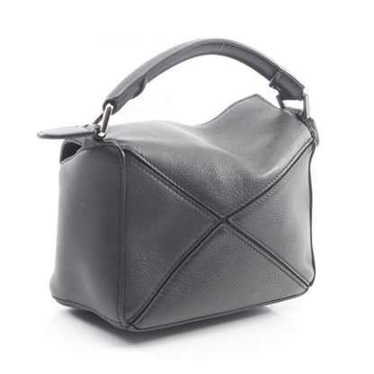 パズルバッグ ミニ 2WAY ハンドバッグ レザー ブラック ロエベ バッグ LOEWE