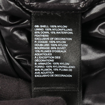 NUPTSE BELTED LONG PARKA フード付き ダウンコート ナイロン ブラック ザノースフェイス アウター THE NORTH FACE
