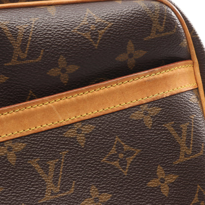 リポーターPM モノグラム ショルダーバッグ PVC レザー ブラウン ルイヴィトン バッグ LOUIS VUITTON