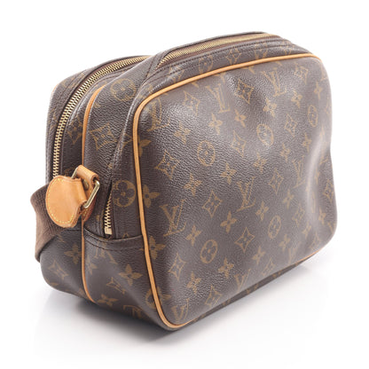 リポーターPM モノグラム ショルダーバッグ PVC レザー ブラウン ルイヴィトン バッグ LOUIS VUITTON