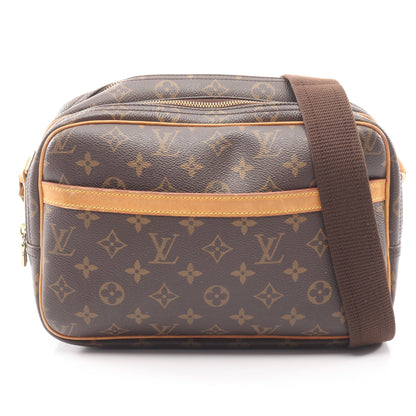 リポーターPM モノグラム ショルダーバッグ PVC レザー ブラウン ルイヴィトン バッグ LOUIS VUITTON