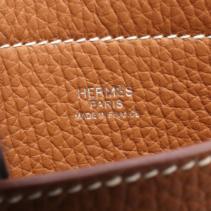 カバセリエ31 ゴールド ショルダーバッグ トートバッグ トリヨンクレマンス ブラウン W刻印 エルメス バッグ HERMES