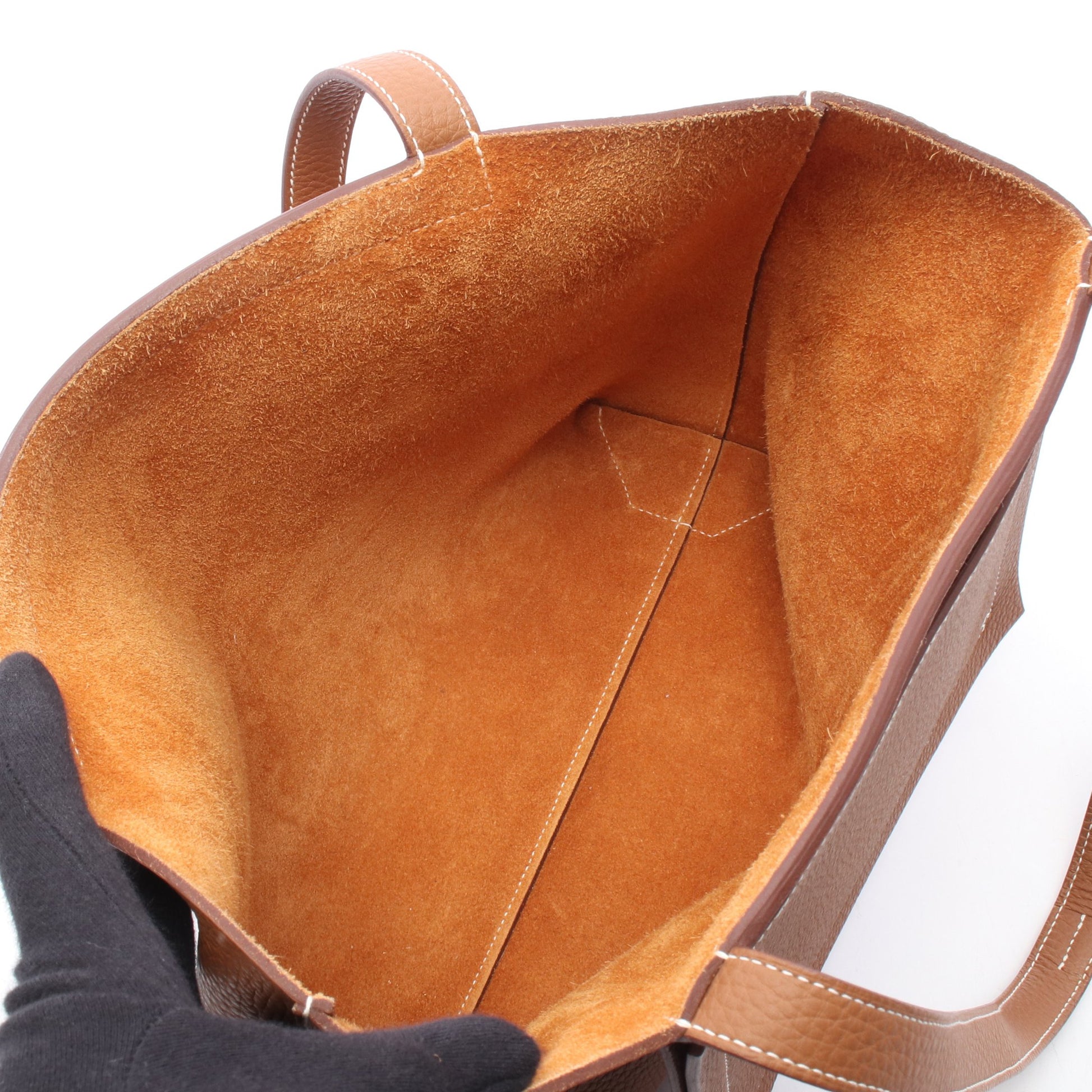 カバセリエ31 ゴールド ショルダーバッグ トートバッグ トリヨンクレマンス ブラウン W刻印 エルメス バッグ HERMES