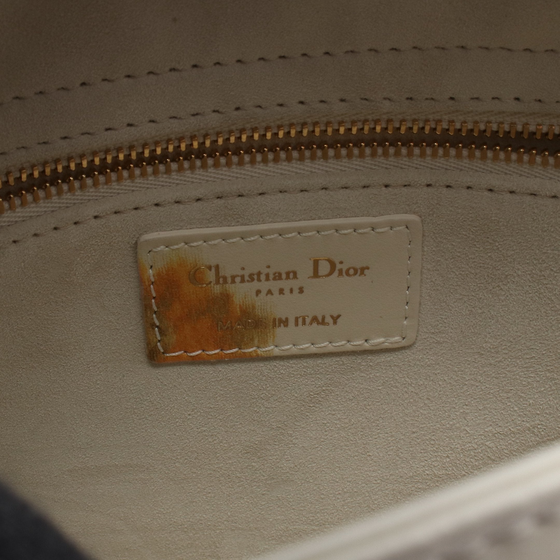 LADY DIOR レディディオール ビーズ刺繍 2WAY ハンドバッグ レザー LADY DIOR レディディオール ビーズ刺繍 2WAY ハンドバッグ レザー