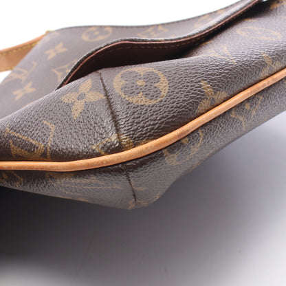 ミュゼットサルサ ロングストラップ モノグラム ショルダーバッグ PVC レザー ブラウン ルイヴィトン バッグ LOUIS VUITTON