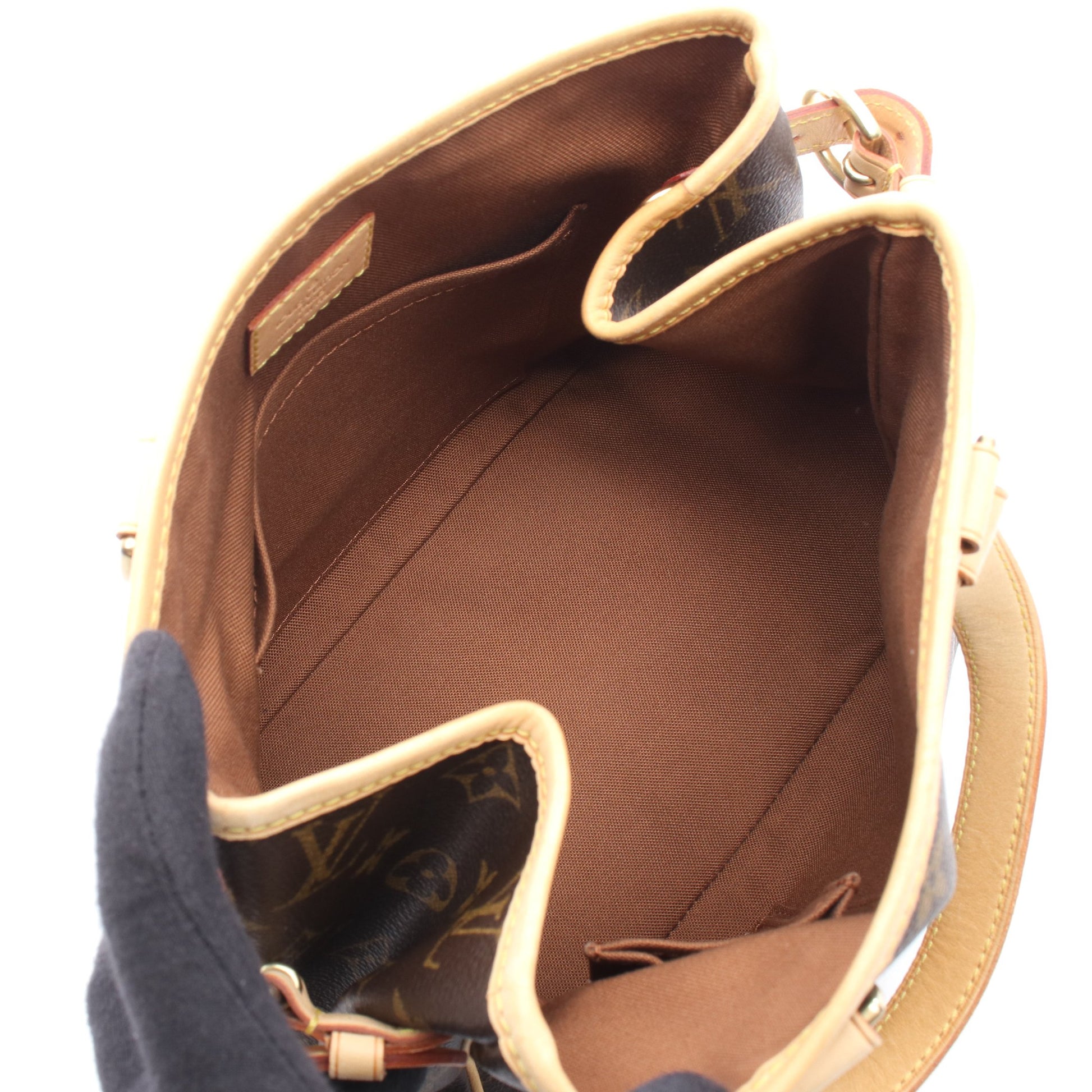 バティニョール モノグラム ハンドバッグ PVC レザー ブラウン ルイヴィトン バッグ LOUIS VUITTON