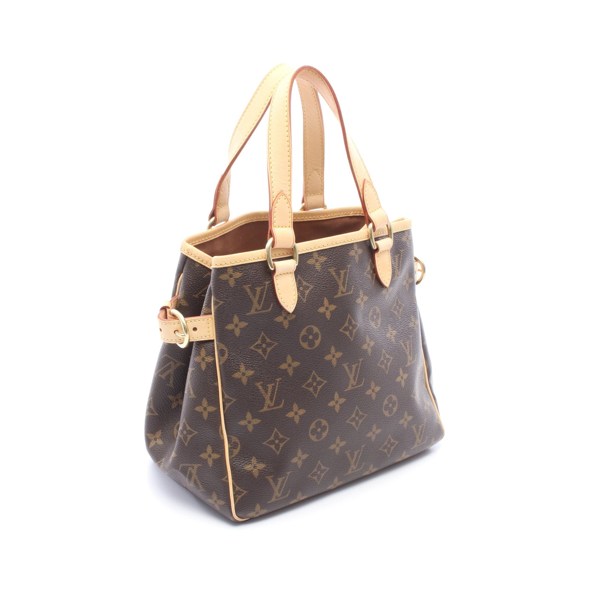 バティニョール モノグラム ハンドバッグ PVC レザー ブラウン ルイヴィトン バッグ LOUIS VUITTON