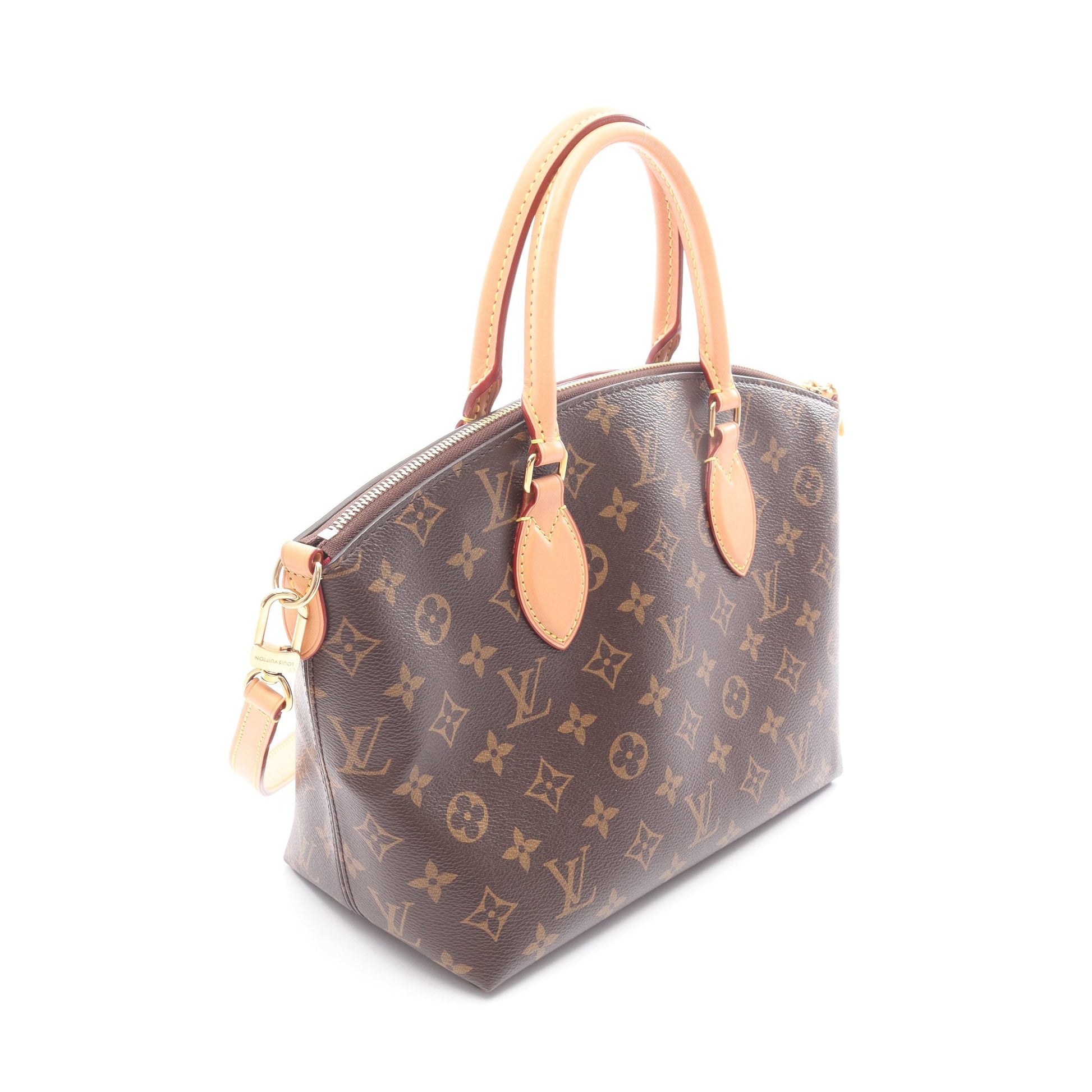 ボエシ NM PM モノグラム 2WAY ハンドバッグ PVC レザー ブラウン ルイヴィトン バッグ LOUIS VUITTON