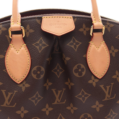 ボエシ NM PM モノグラム 2WAY ハンドバッグ PVC レザー ブラウン ルイヴィトン バッグ LOUIS VUITTON