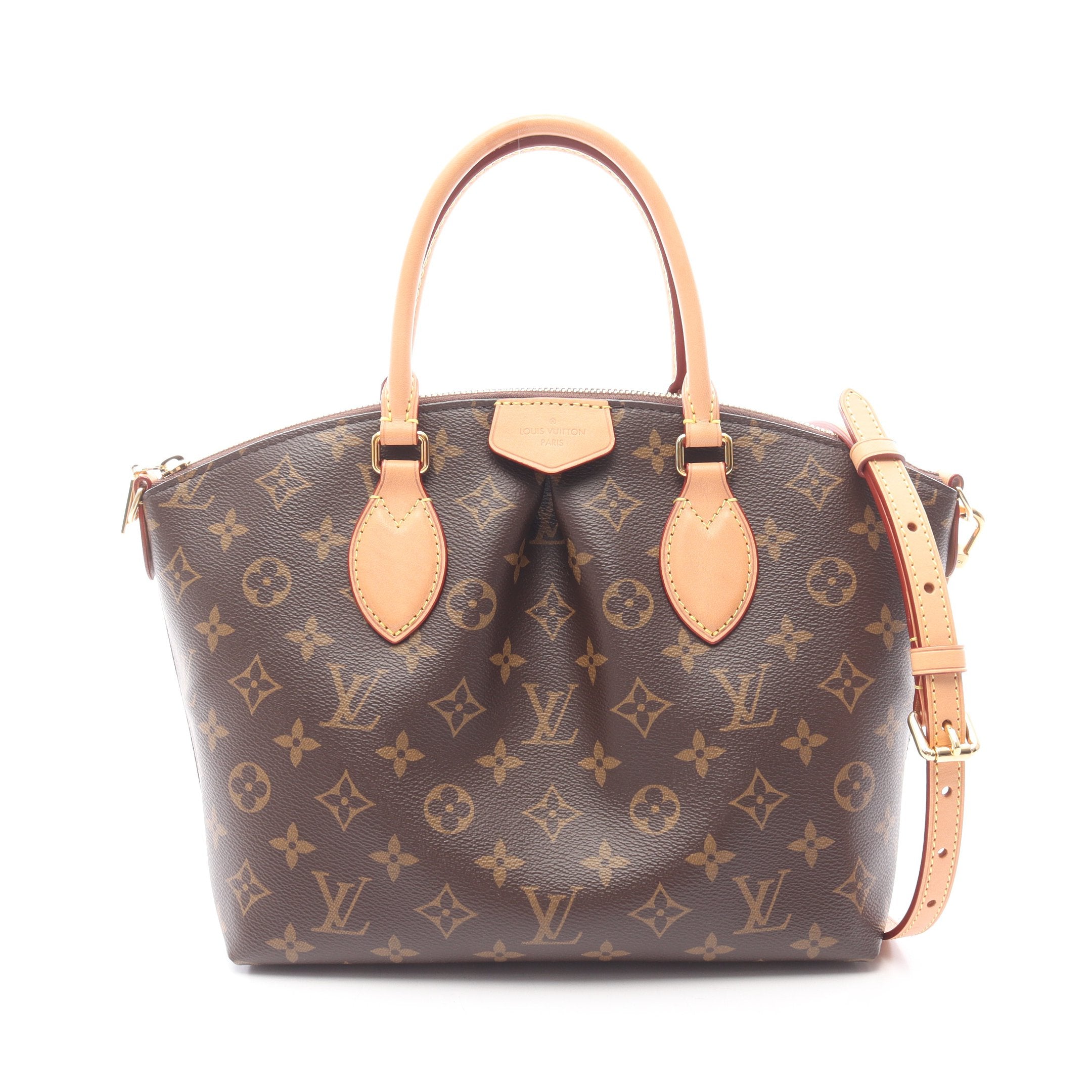 LOUIS VUITTON ルイヴィトン モノグラム ナノノエ PVC レザー 2WAY ハンド ショルダーバッグ ゴールド金具 ブラウン M81266 大人気◇可愛いフォルム♪】ルイヴィトン ナノノエ ミニバッグ (Louis