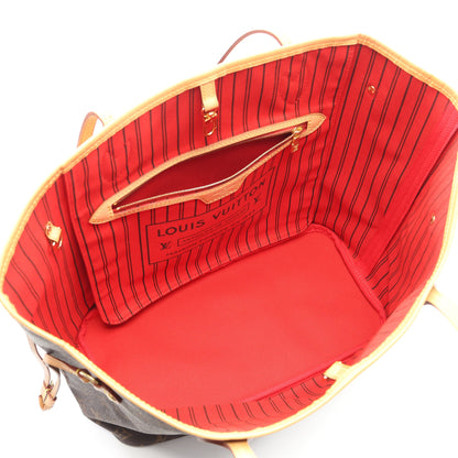 ネヴァーフルMM モノグラム スリーズ ショルダーバッグ トートバッグ PVC レザー ブラウン ルイヴィトン バッグ LOUIS VUITTON