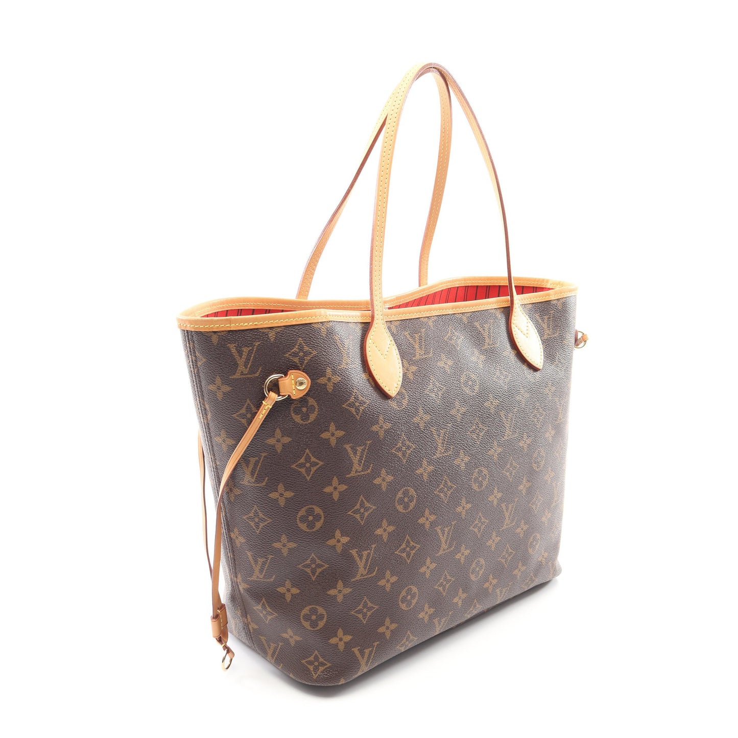 ネヴァーフルMM モノグラム スリーズ ショルダーバッグ トートバッグ PVC レザー ブラウン ルイヴィトン バッグ LOUIS VUITTON