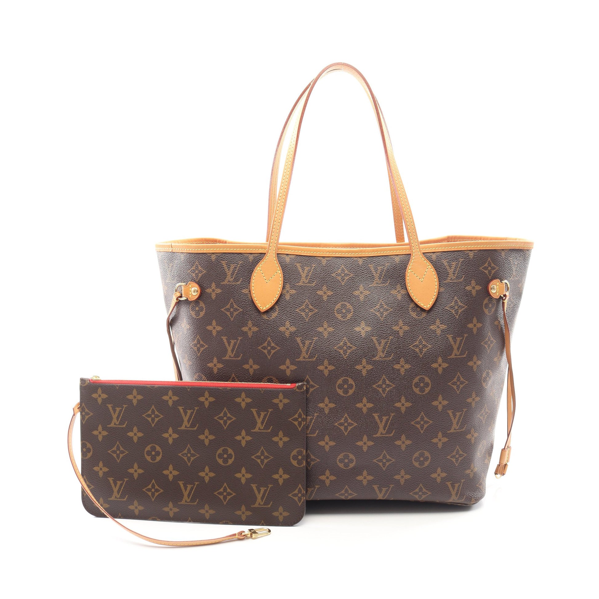 ネヴァーフルMM モノグラム スリーズ ショルダーバッグ トートバッグ PVC レザー ブラウン ルイヴィトン バッグ LOUIS VUITTON