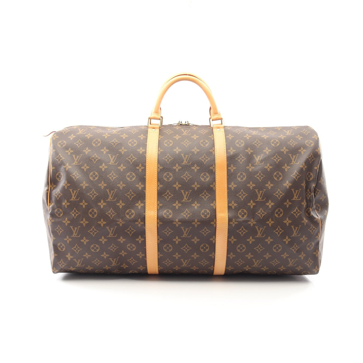 キーポル60 モノグラム ボストンバッグ PVC レザー ブラウン ルイヴィトン バッグ LOUIS VUITTON