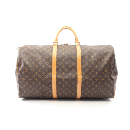 キーポル60 モノグラム ボストンバッグ PVC レザー ブラウン ルイヴィトン バッグ LOUIS VUITTON
