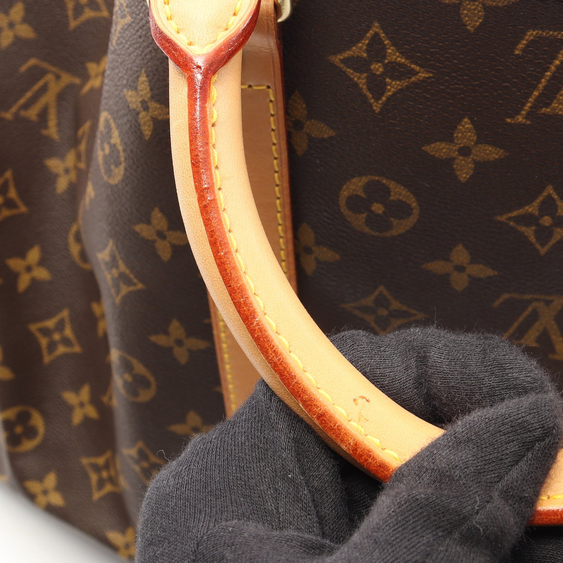 キーポル60 モノグラム ボストンバッグ PVC レザー ブラウン ルイヴィトン バッグ LOUIS VUITTON