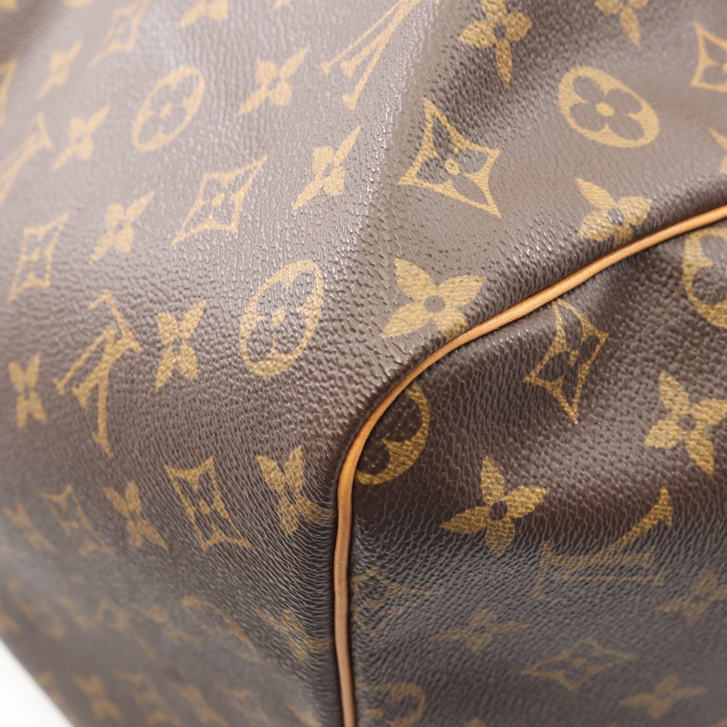 キーポル60 モノグラム ボストンバッグ PVC レザー ブラウン ルイヴィトン バッグ LOUIS VUITTON