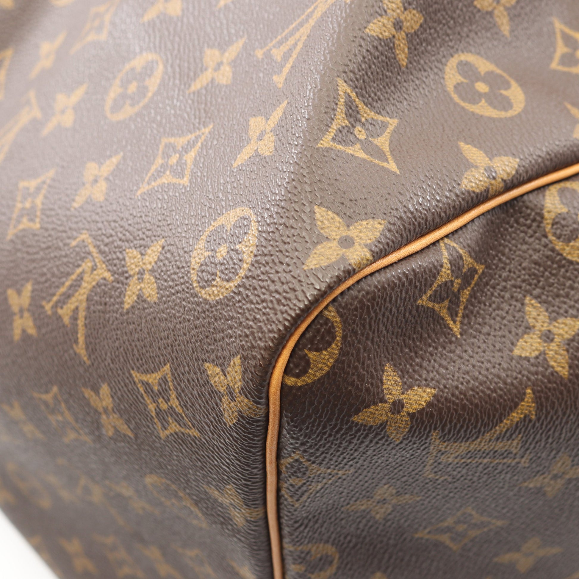 キーポル60 モノグラム ボストンバッグ PVC レザー ブラウン ルイヴィトン バッグ LOUIS VUITTON