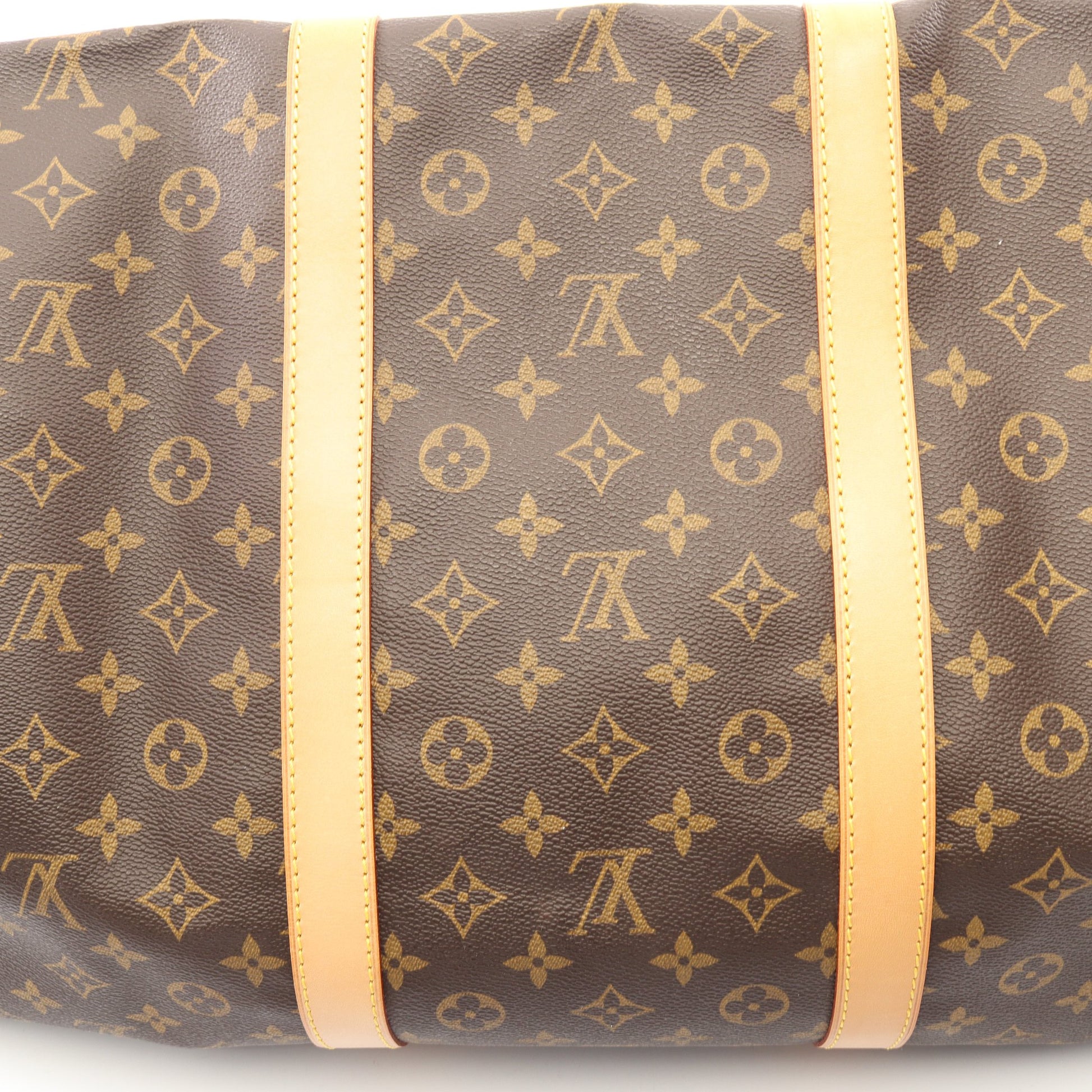 キーポル60 モノグラム ボストンバッグ PVC レザー ブラウン ルイヴィトン バッグ LOUIS VUITTON