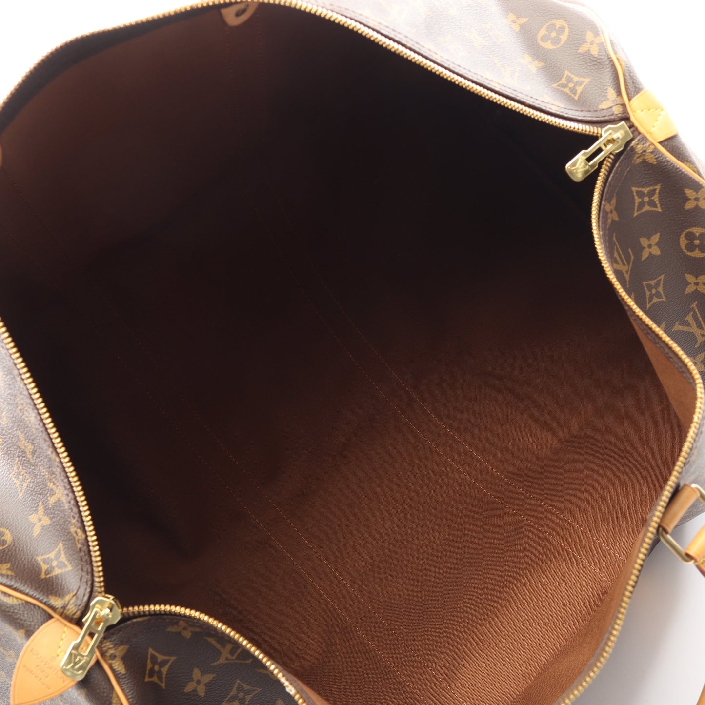 キーポル60 モノグラム ボストンバッグ PVC レザー ブラウン ルイヴィトン バッグ LOUIS VUITTON