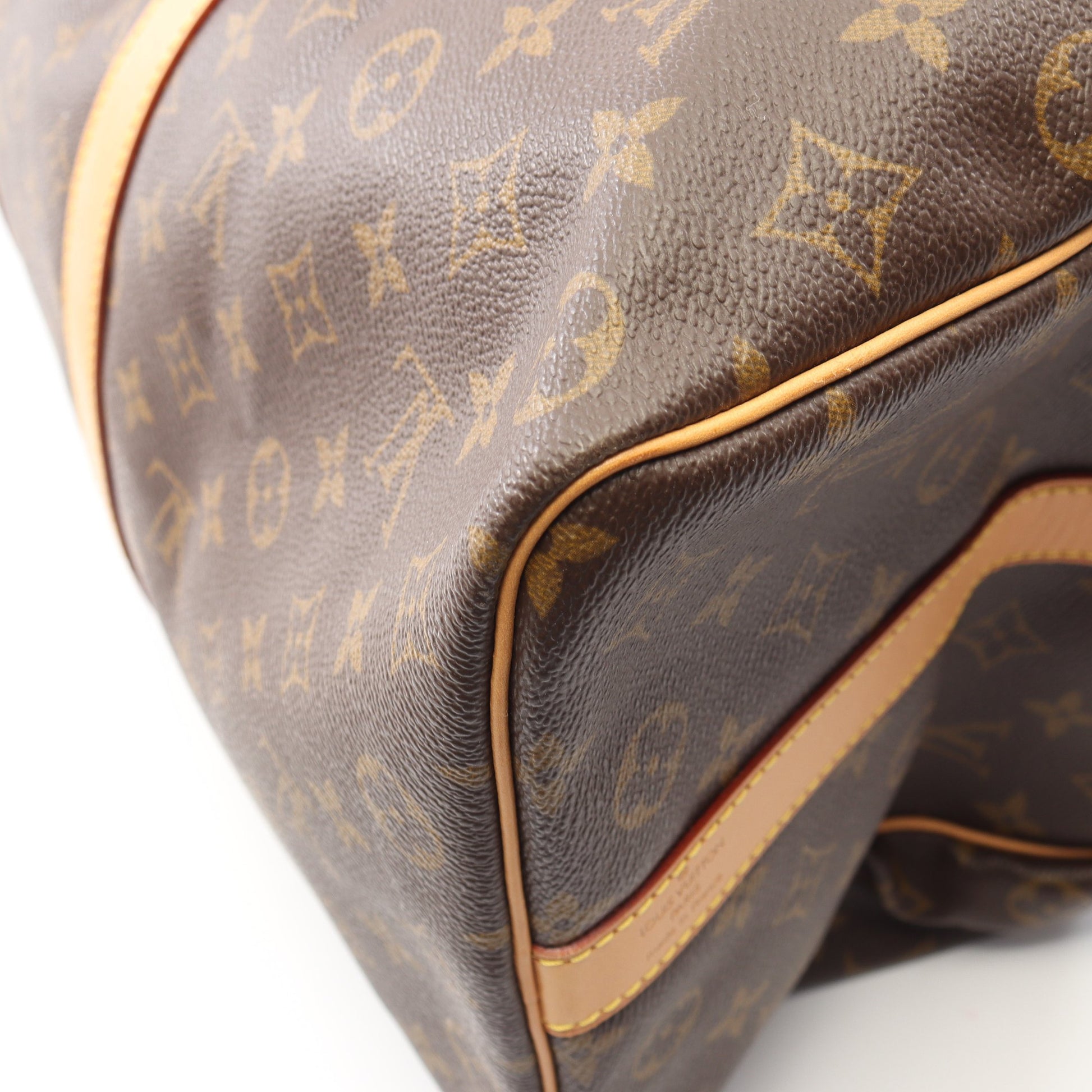 キーポル バンドリエール50 モノグラム 2WAY ボストンバッグ PVC レザー ブラウン ルイヴィトン バッグ LOUIS VUITTON