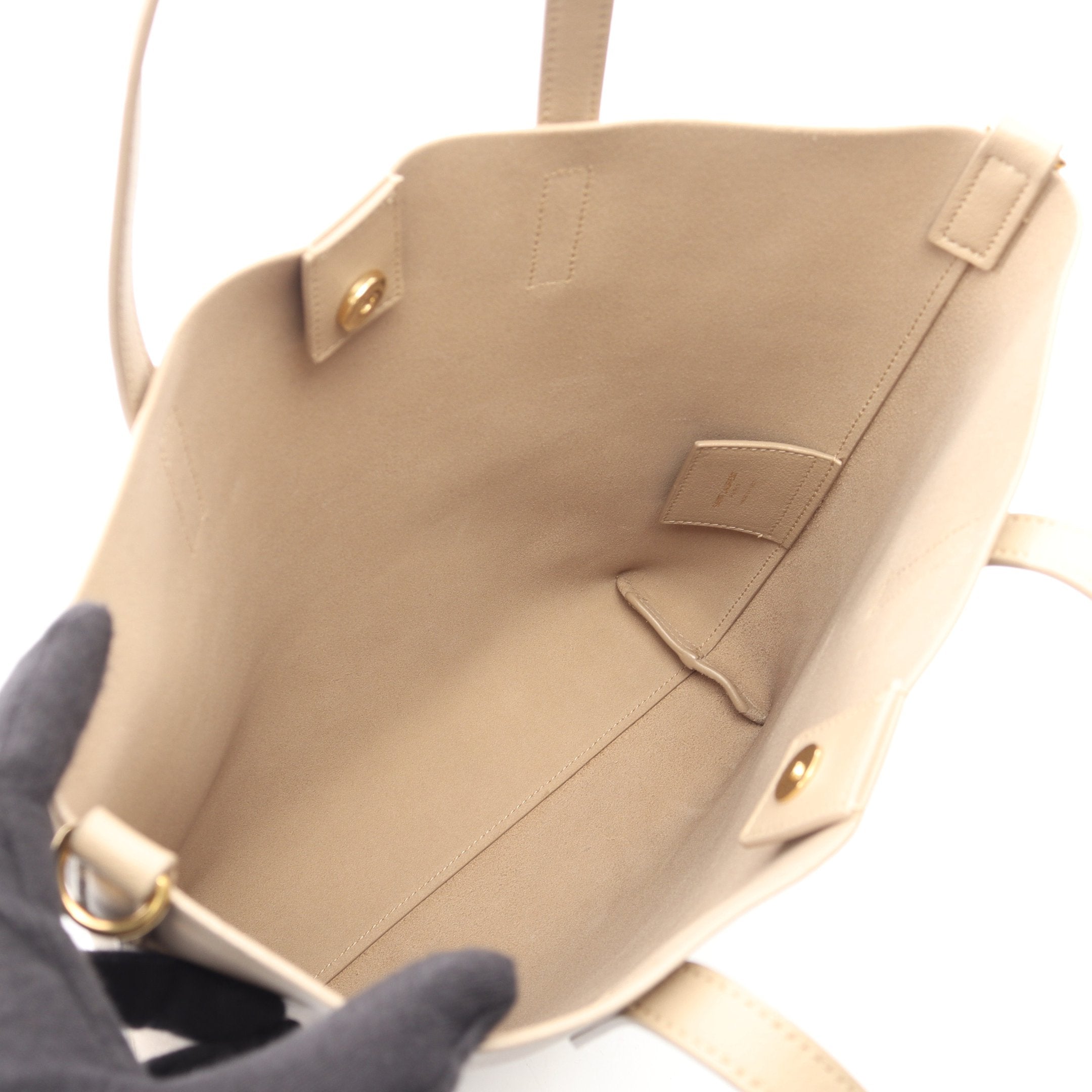 SAINT LAURENT PARIS サンローランパリ マルチカラーロゴ レザー 2WAY ハンドバッグ チェーンショルダーバッグ ベージュ 452085LU7HN サンローラン SAINT LAURENT ベイビールー チェーンショルダーバッグ