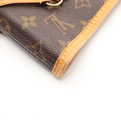 ネヴァーフルMM モノグラム ショルダーバッグ トートバッグ PVC レザー ブラウン ルイヴィトン バッグ LOUIS VUITTON