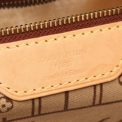 ネヴァーフルMM モノグラム ショルダーバッグ トートバッグ PVC レザー ブラウン ルイヴィトン バッグ LOUIS VUITTON