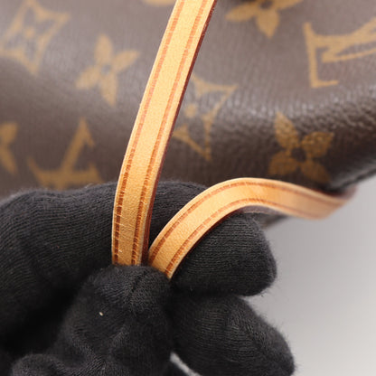 ネヴァーフルMM モノグラム ショルダーバッグ トートバッグ PVC レザー ブラウン ルイヴィトン バッグ LOUIS VUITTON