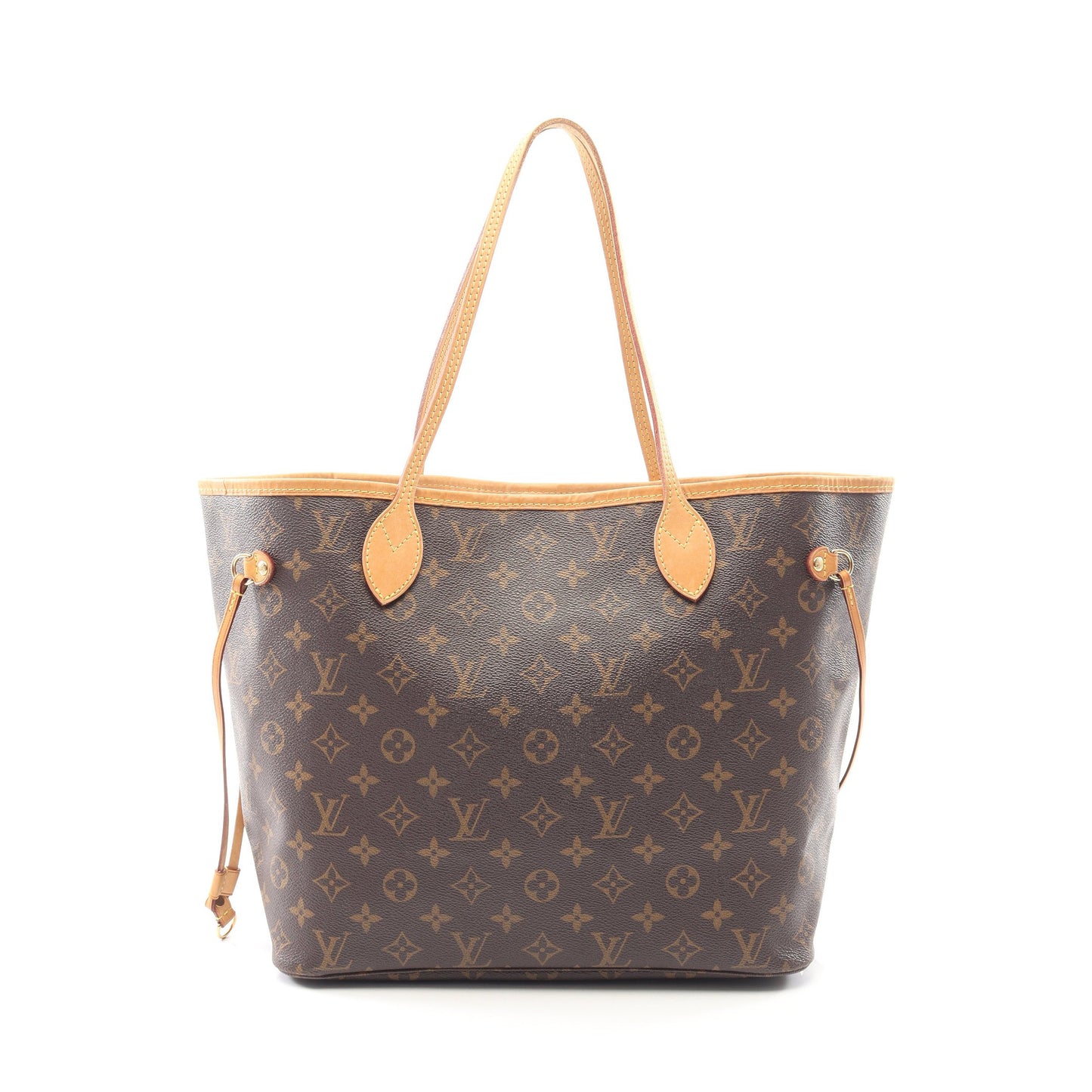 ネヴァーフルMM モノグラム ショルダーバッグ トートバッグ PVC レザー ブラウン ルイヴィトン バッグ LOUIS VUITTON