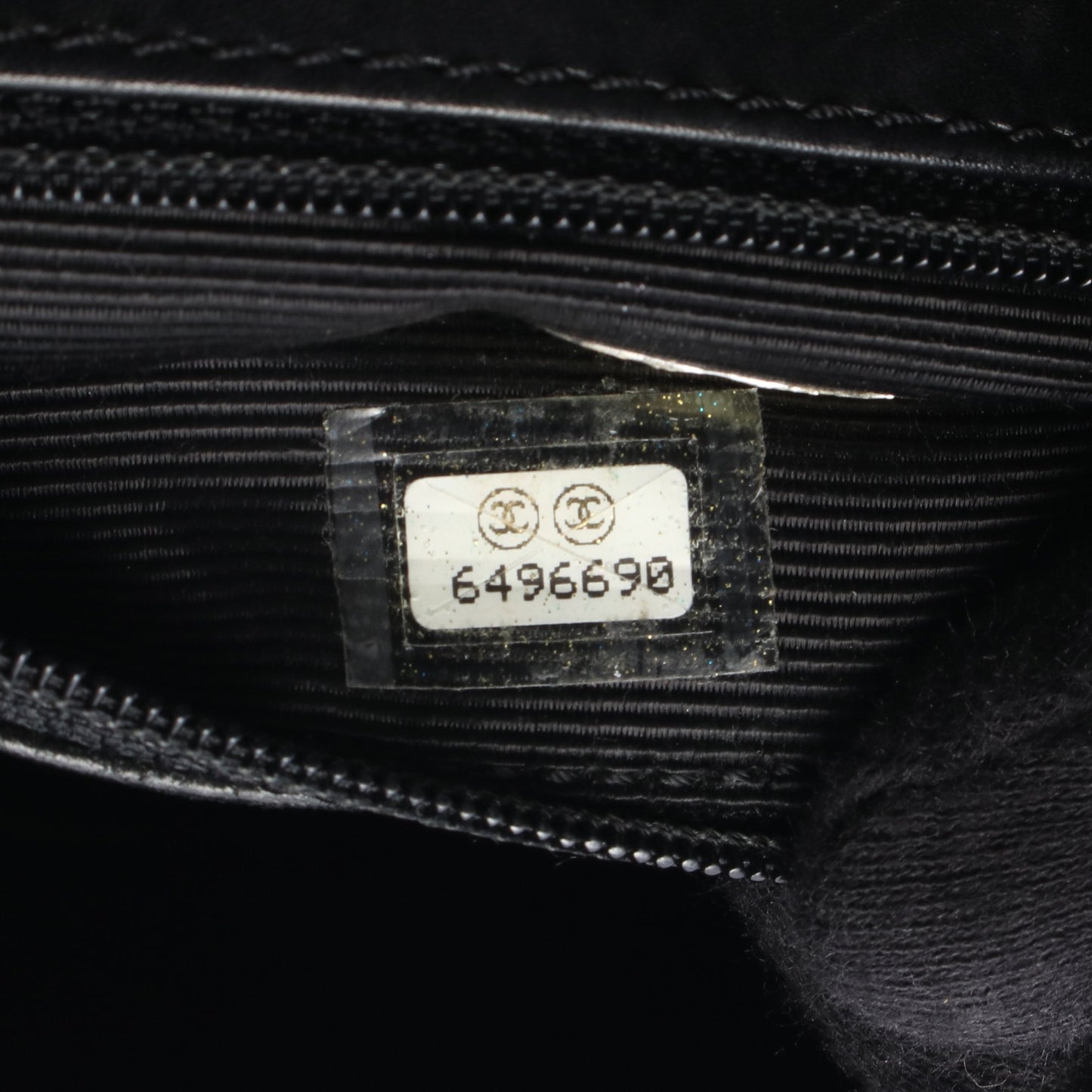 マトラッセ プラ チェーンショルダーバッグ ラムスキン ブラック ゴールド金具 シャネル バッグ CHANEL