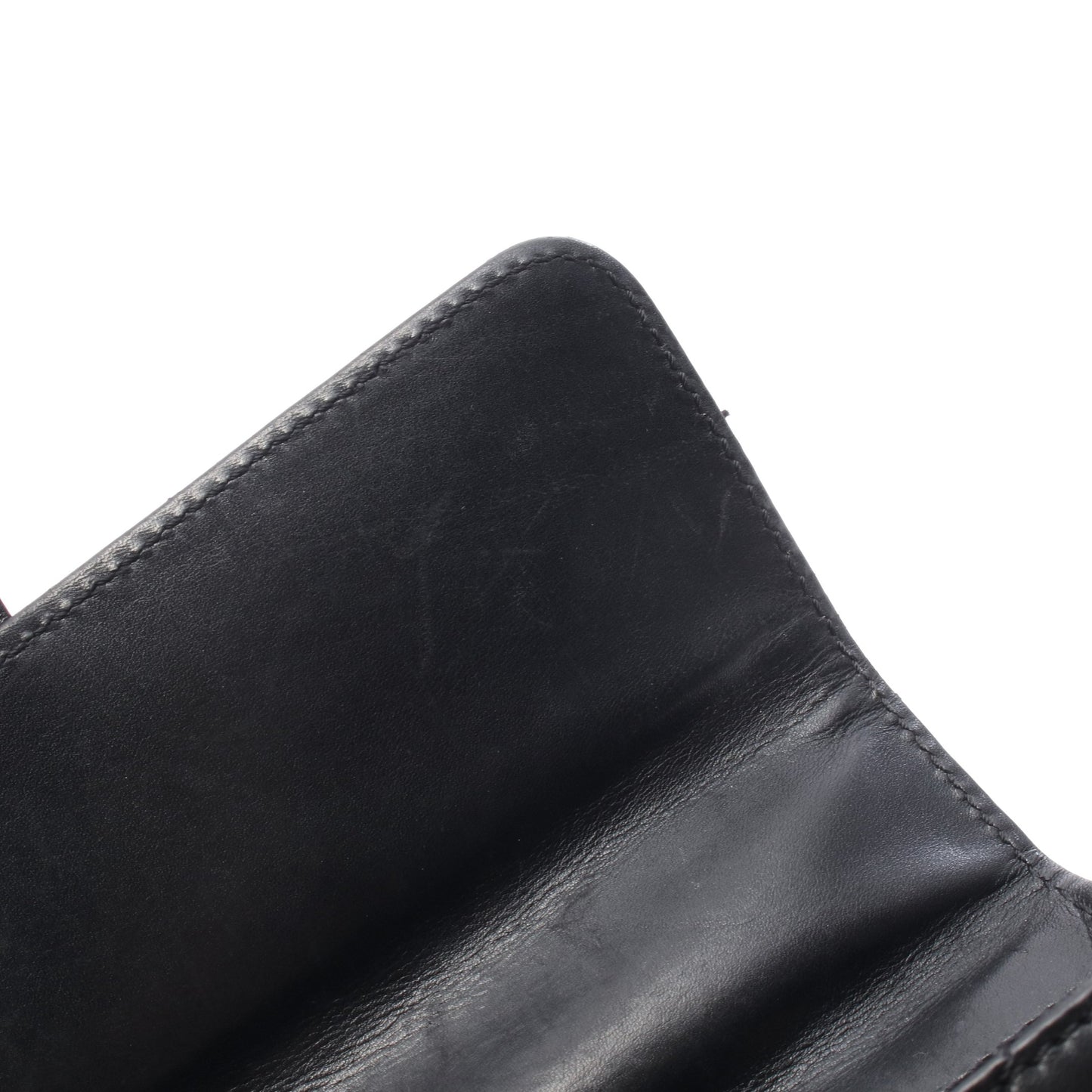 マトラッセ プラ チェーンショルダーバッグ ラムスキン ブラック ゴールド金具 シャネル バッグ CHANEL