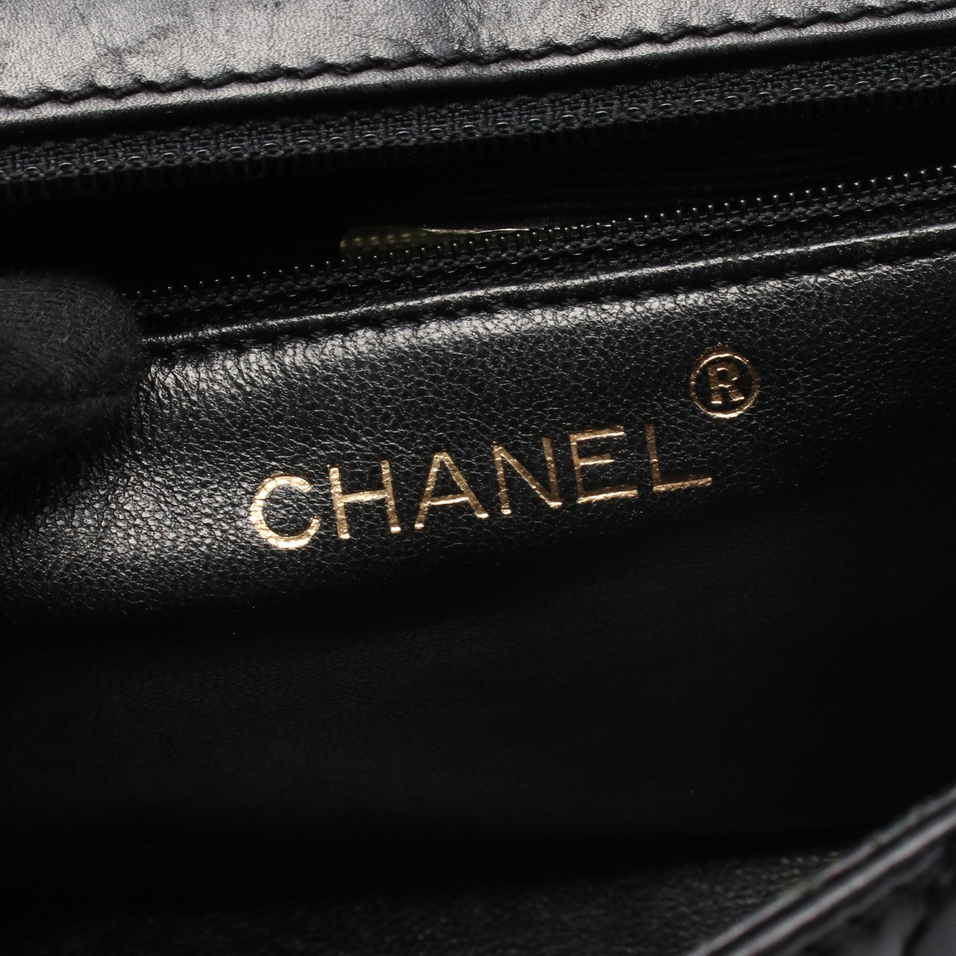 マトラッセ プラ チェーンショルダーバッグ ラムスキン ブラック ゴールド金具 シャネル バッグ CHANEL