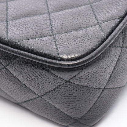 マトラッセ ココボール ミニ チェーンショルダーバッグ キャビアスキン ブラック ゴールド金具 シャネル バッグ CHANEL