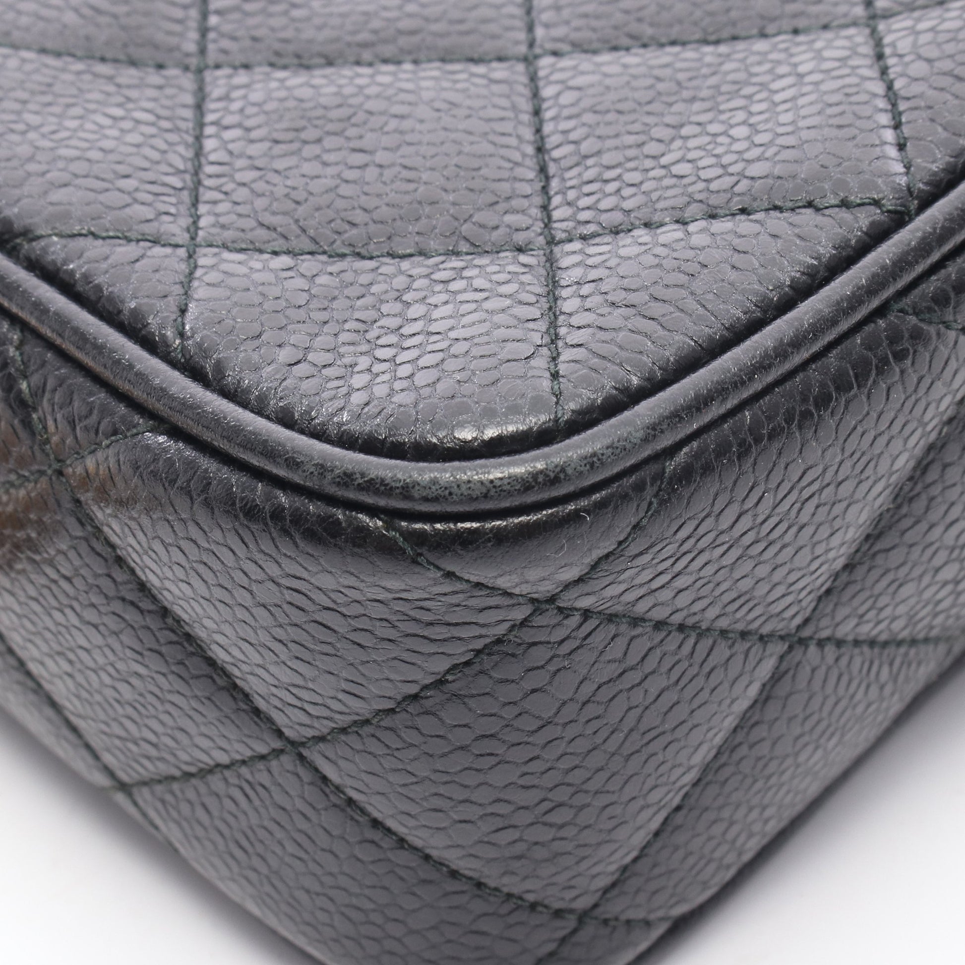 マトラッセ ココボール ミニ チェーンショルダーバッグ キャビアスキン ブラック ゴールド金具 シャネル バッグ CHANEL